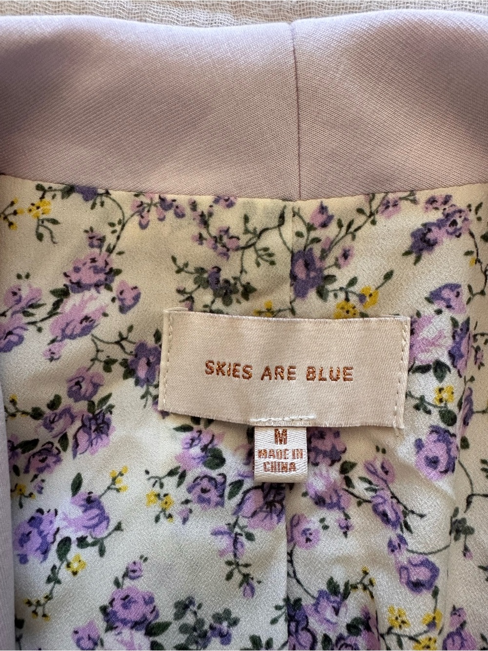 Skies are Blue Light Pink Open-Front Modal Blazer Jacket - Picture 4 of 4